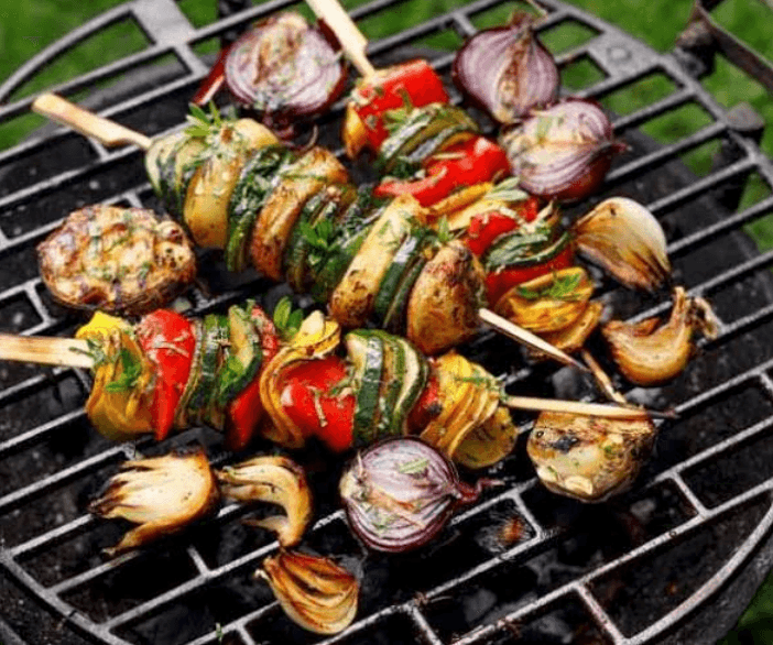 Gegrilde groenteschotel