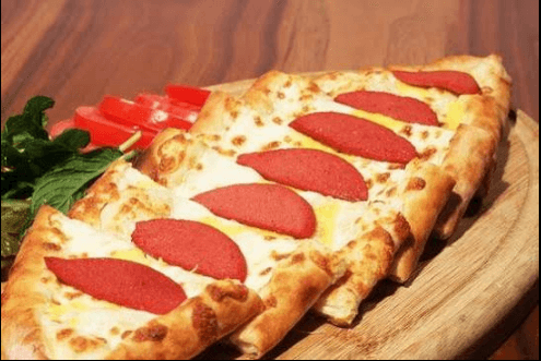 Turkish pide and pizza from the oven