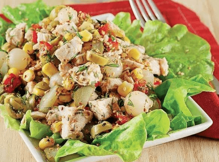 Parmesanlı Sezar salatası